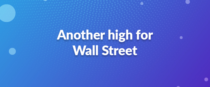 Another high for Wall Street