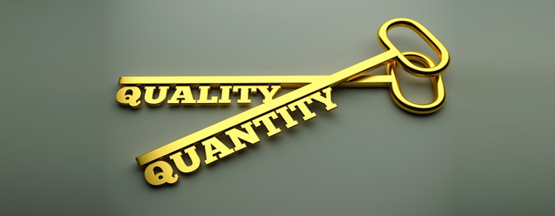 Big Data Quantity vs. Quality