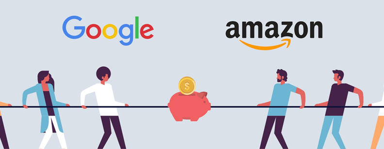 The Inevitable Competition between Google and Amazon
