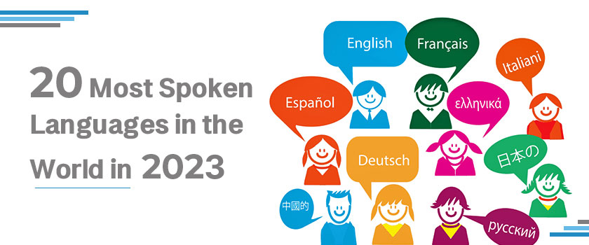 20 Most Spoken Languages in the World in 2024