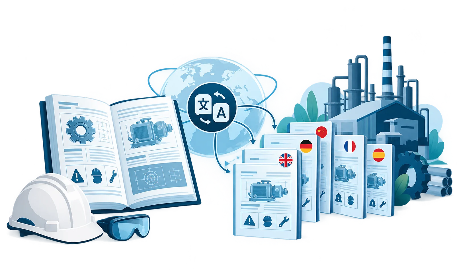 Localizing Technical Manuals and Safety Documentation for Industrial Clients