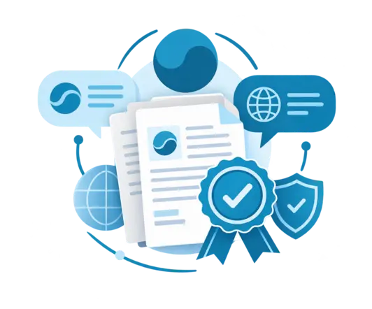 Certified Korean translation services for legal and official papers